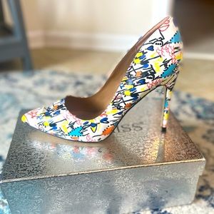 *Brand New* Multi Color pump heels-Size 12